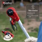 KAMIKAZE Échenilloir Coupe-Branches Télescopique jusqu'à 4 m. Mécanisme de Poulies Réducteur d'Effort. – Image 2