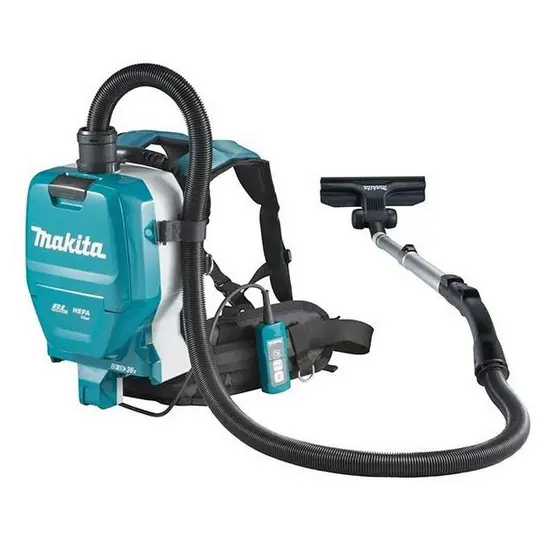 6df72286ab3b4350ae642a7421058ca4 Aspirateur MAKITA DVC261ZX11 - 36V (2x18V) Li-Ion 110mba (vendu sans batterie) Makita – Image 1
