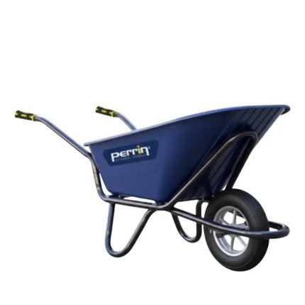 Brouette 120 L roue gonflée – Brouette Outils Perrin Jurassic 120 L à roue gonflée, charge 320 kg