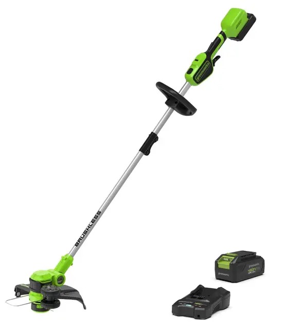 20604803.6952909091778.52104.40085430 Coupe-bordures sans fil 48V batterie et chargeur inclus Ø 33 cm – Greenworks