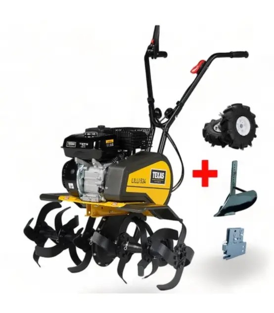 7d861d625b8f4204abf0d18807a06334 Motobineuse thermique puissante 5,6cv 2 vitesses 3 largeurs de travail jusqu'à 85cm TEXAS Lilli 534TG