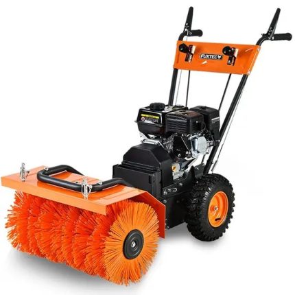 Balayeuse déneigeuse thermique Fuxtec FX-KM196 – Balayeuse déneigeuse thermique - FUXTEC FX-KM196 - avec brosse de balayage, sans embout optionnel