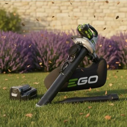 Souffleur aspirateur broyeur 3 en 1 56V sans fil, avec batterie 5Ah et chargeur - EGO LV5004E