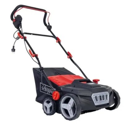 Balayeuse électrique pour gazon synthétique Scheppach ELS1800 – 1800 W, largeur 36 cm, bac 45 L