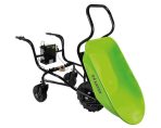 Brouette électrique 3 roues Zipper ZI-EWB150-100L 100 L, charge 150 kg, 280 W, benne basculante – batterie Li-ion 40 V 6 Ah incluse